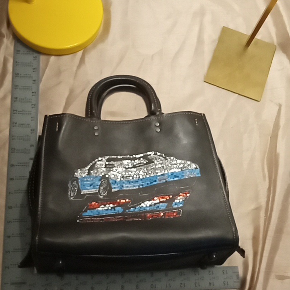 Coach Rogue Handbag with Car Design - Picture 2 of 9